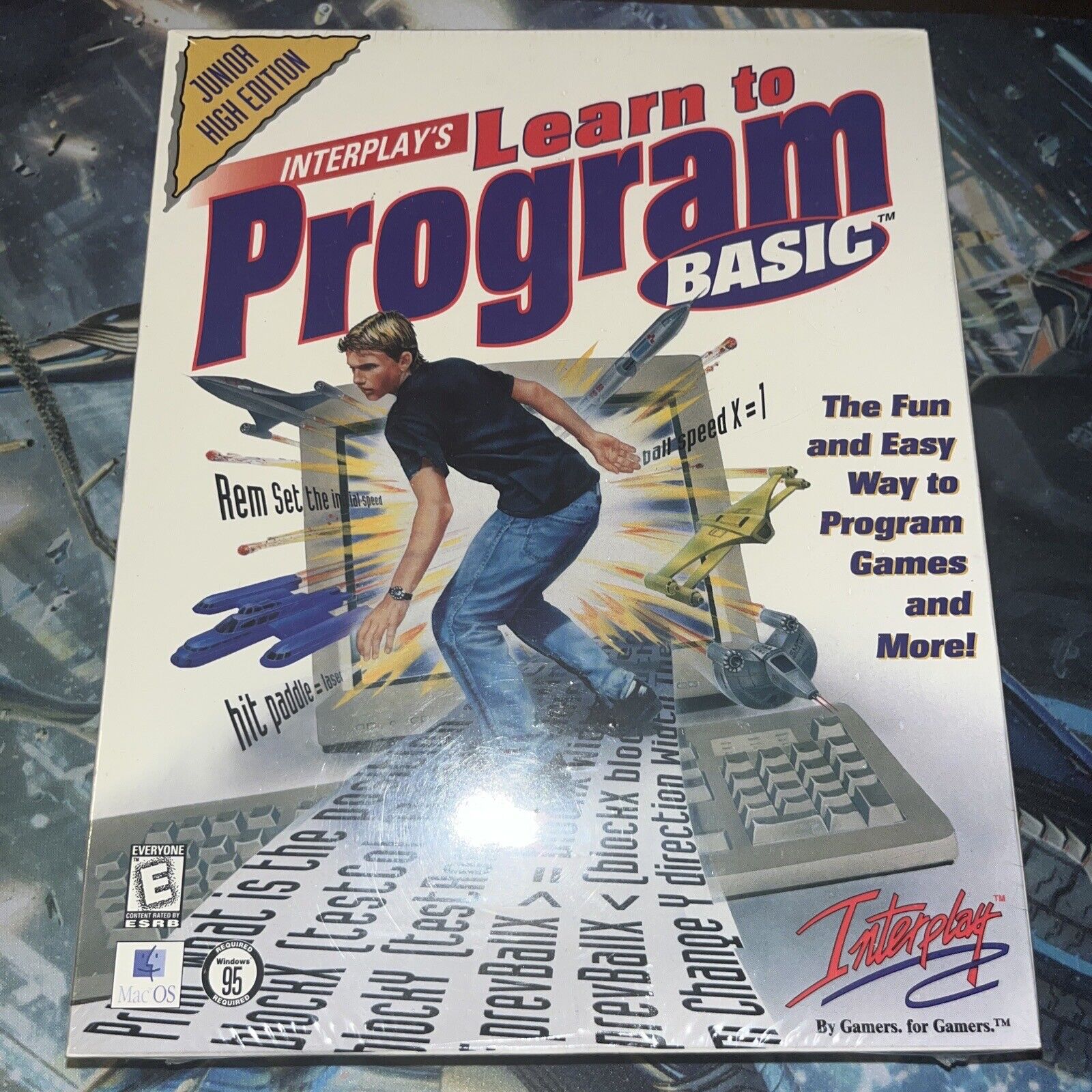 Interplay Learn to Program BASIC Junior Edition Vintage PC Game NIB 1998 PC MAC