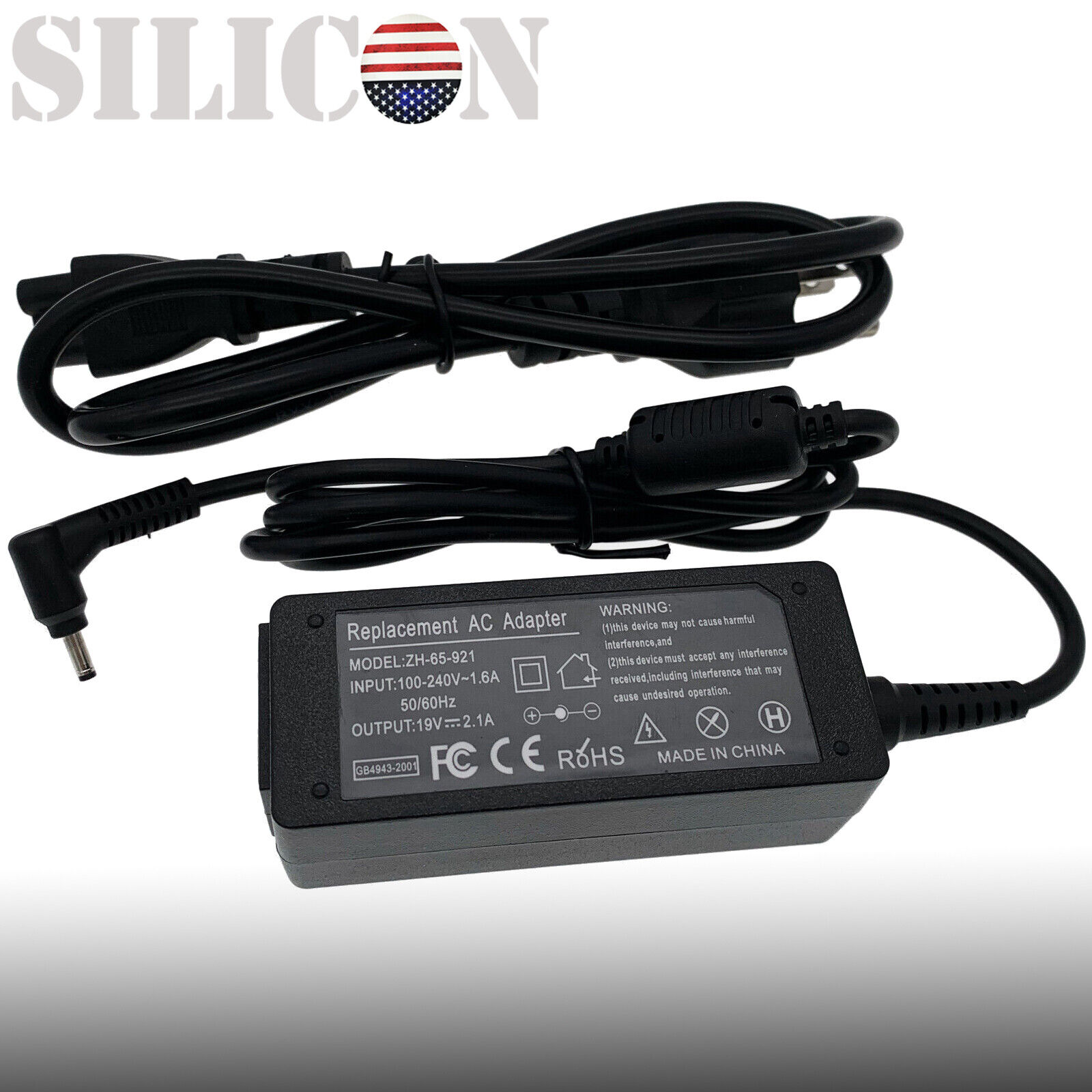 19V 2.1A AC Adapter Power Supply Cord For Samsung Notebook 9 NP940X3N NP940X3M
