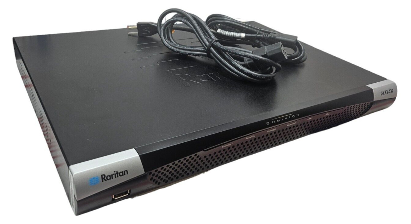 Raritan Dominion DKX3-432 | 4 User - 32 Port | IP KVM Switchbox | Reset