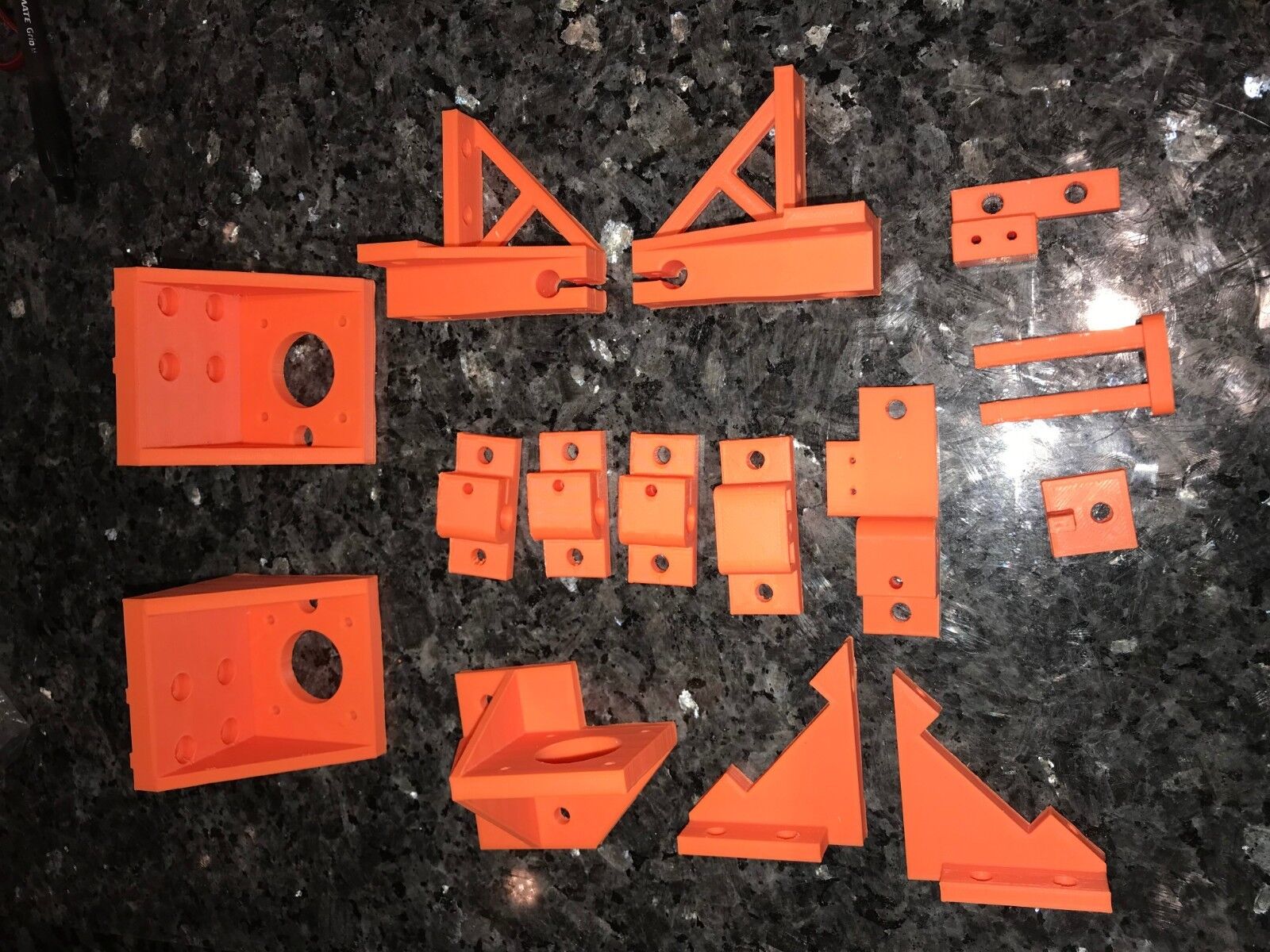 Anet A8 to AM8 Conversion Kit Metal Frame Parts (ABS & PETG)