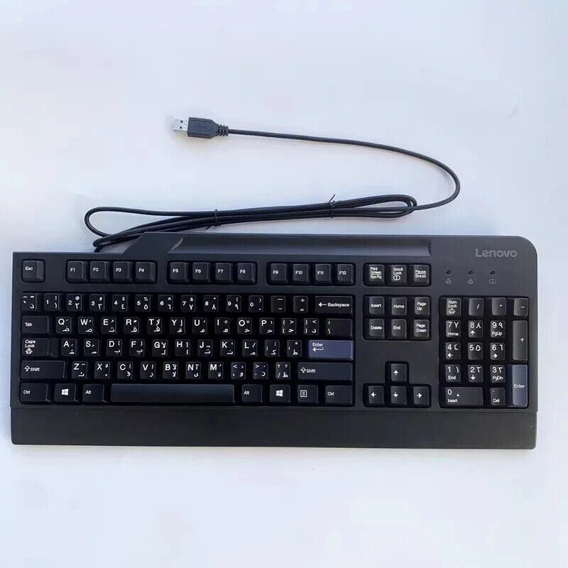 Lenovo Original High Key Position High Quality USB PS2 Arabic Keyboard SK8817