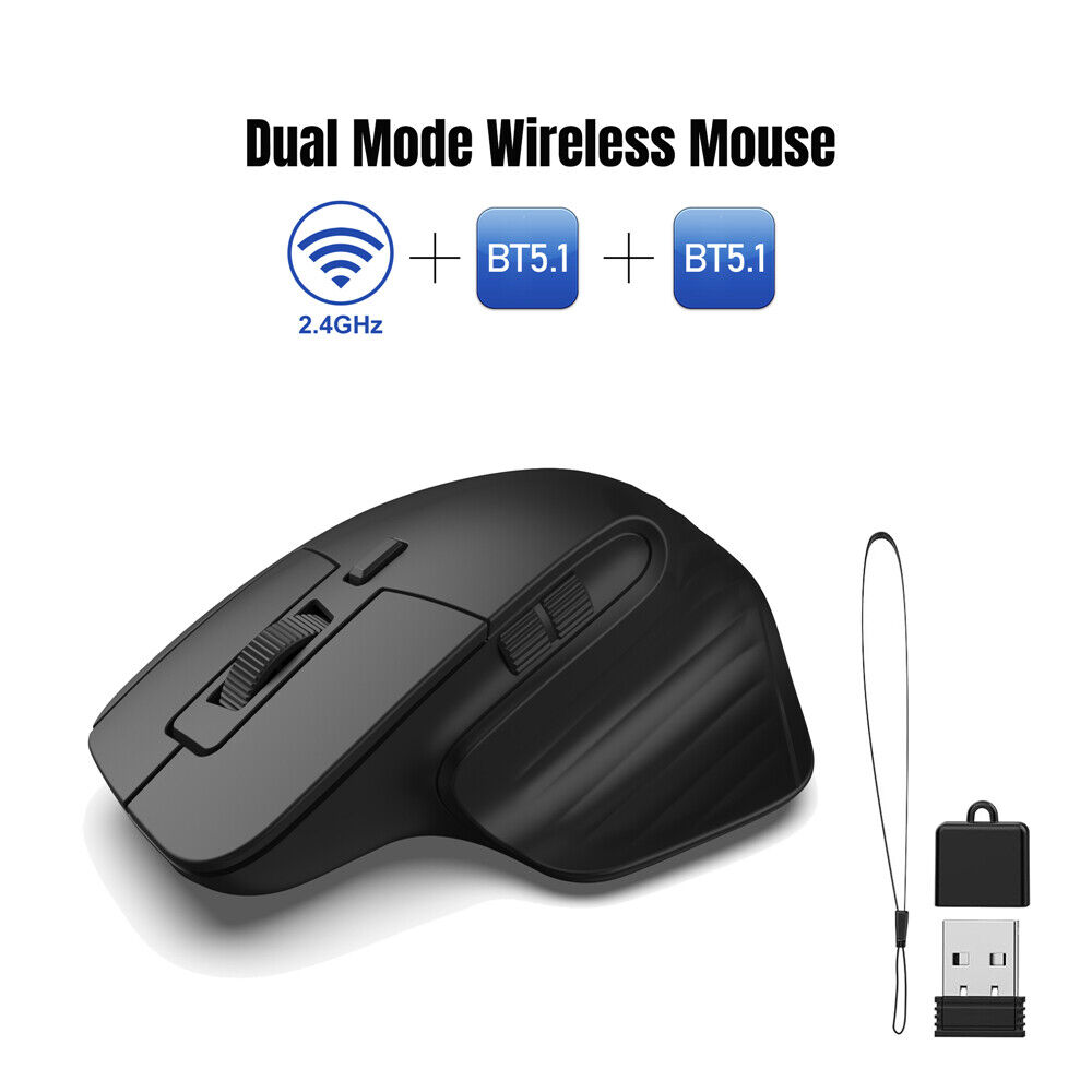 4800DPI 2.4GHz Ergonomic Gaming Mouse Silent Click Cordless Mice High Quality