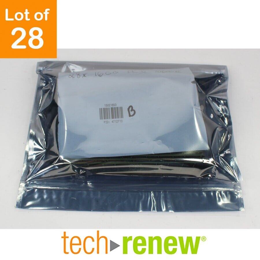 Lot of 28 | Micron 16GB 2Rx4 PC3L-10600R | MT36KSF2G72PZ | Server RAM Memory
