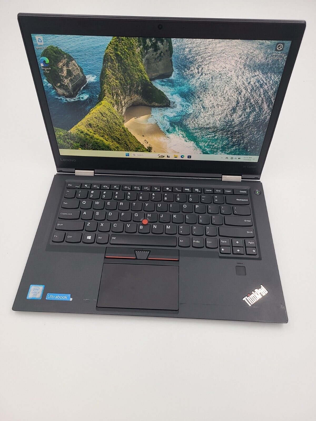 Lenovo ThinkPad X1 Carbon 4th Gen. i7-6600U 2.6GHz 8GB Ram 256GB SSD Win 11 Pro