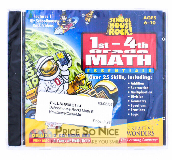 Schoolhouse Rock Math Edition - 1st To 4th Grade Math