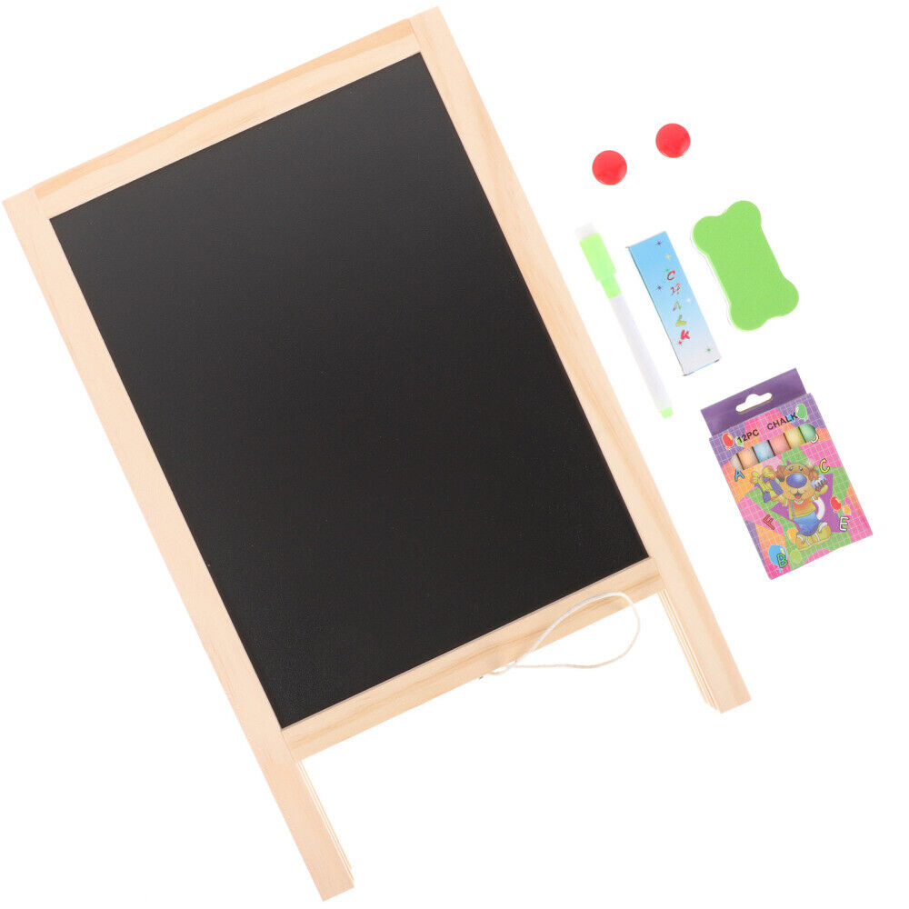 Chalk Board for Kids Art Easel 2-4 Sign Mini Stand