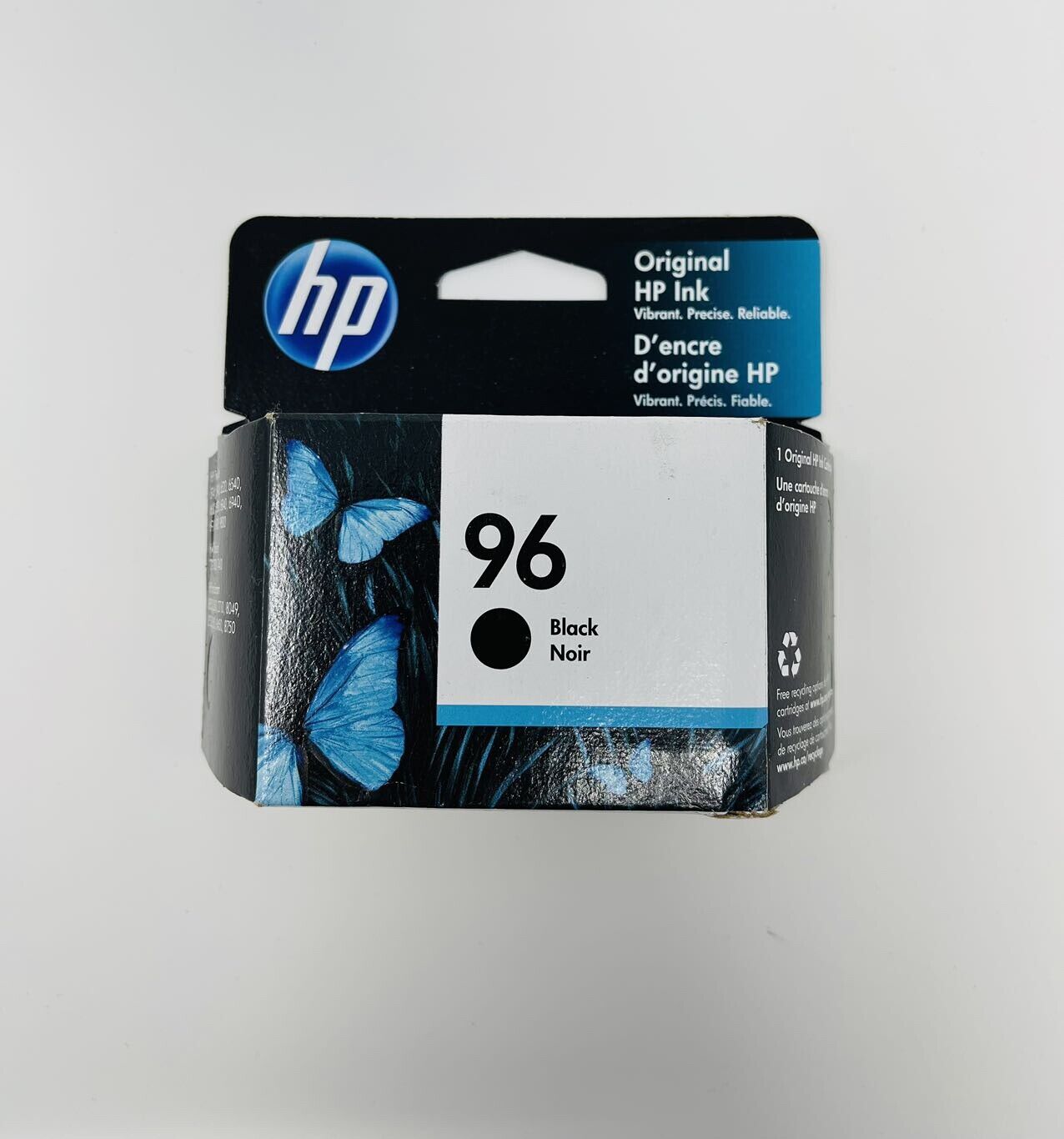 HP 96 Black Ink Cartridge New Genuine C8767WN Sealed 2017-2021