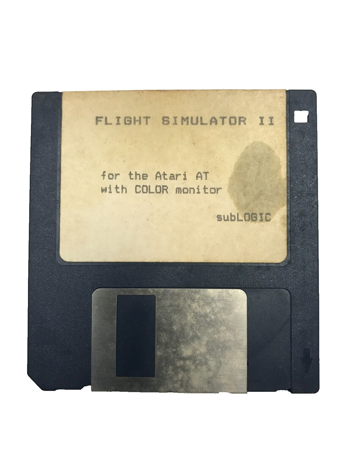 Flight Simulator II for Atari ST Color on 3.5\