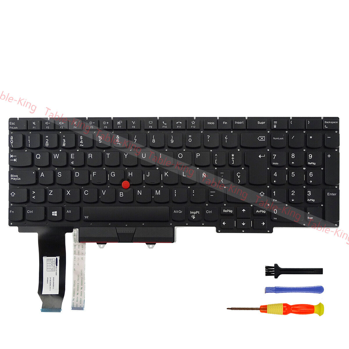 Backlit Laptop Keyboard for Lenovo Thinkpad E15 R15 Gen2 Gen3 Gen4 Spain Layout