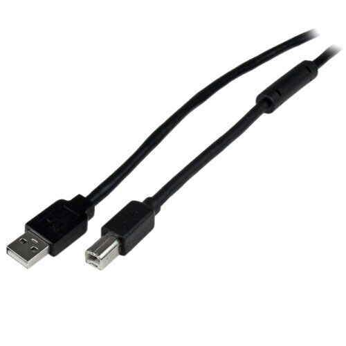 StarTech.com 20m / 65 ft Active USB 2.0 A to B Cable - M/M (USB2HAB65AC)