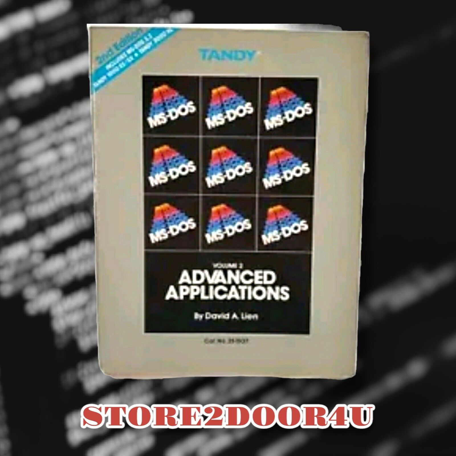 Tandy MS-DOS Volume 2 Advance Applications 2nd Edition By David A. Lien