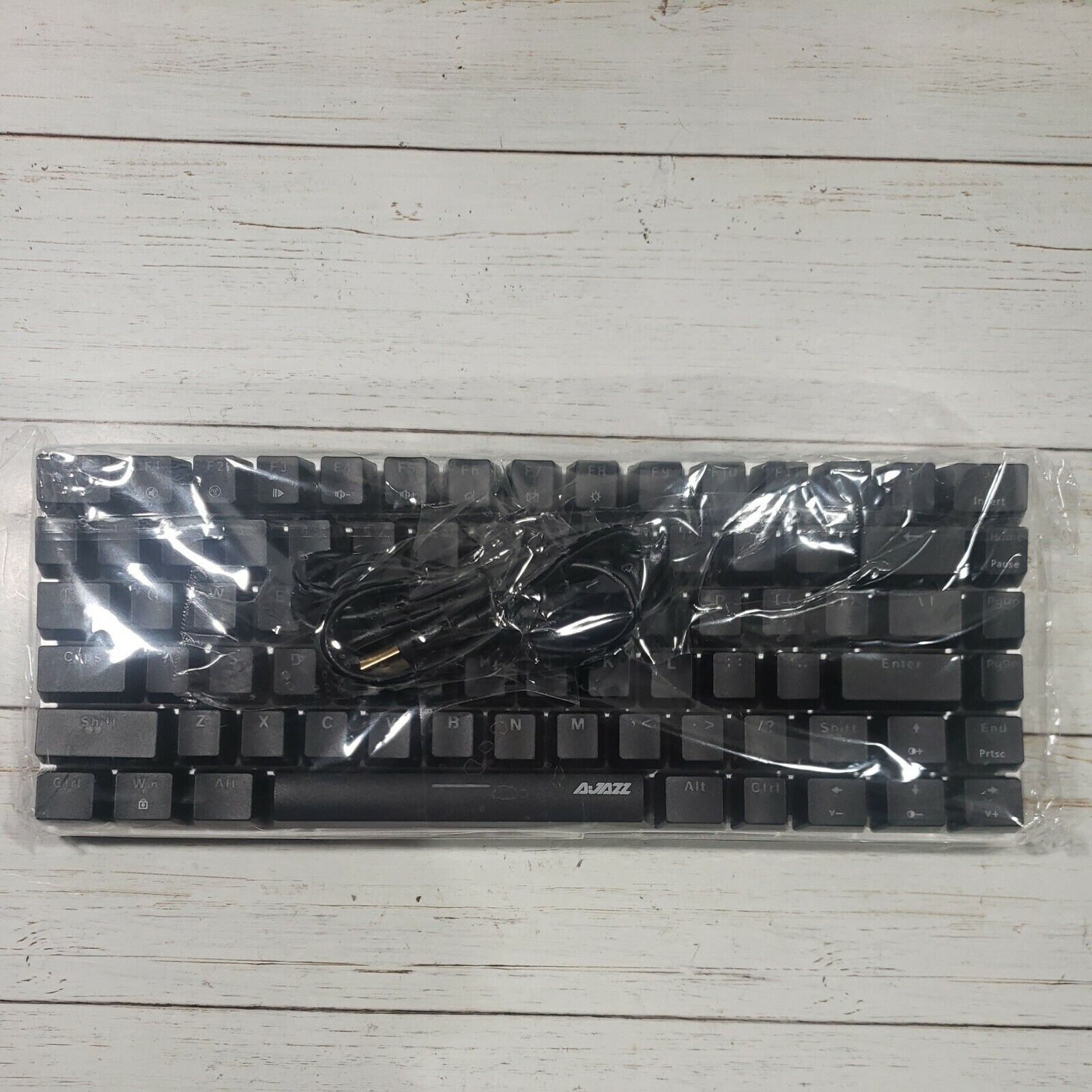 Geek, Ajazz AK33 RGB Mechanical Keyboard, Black ~