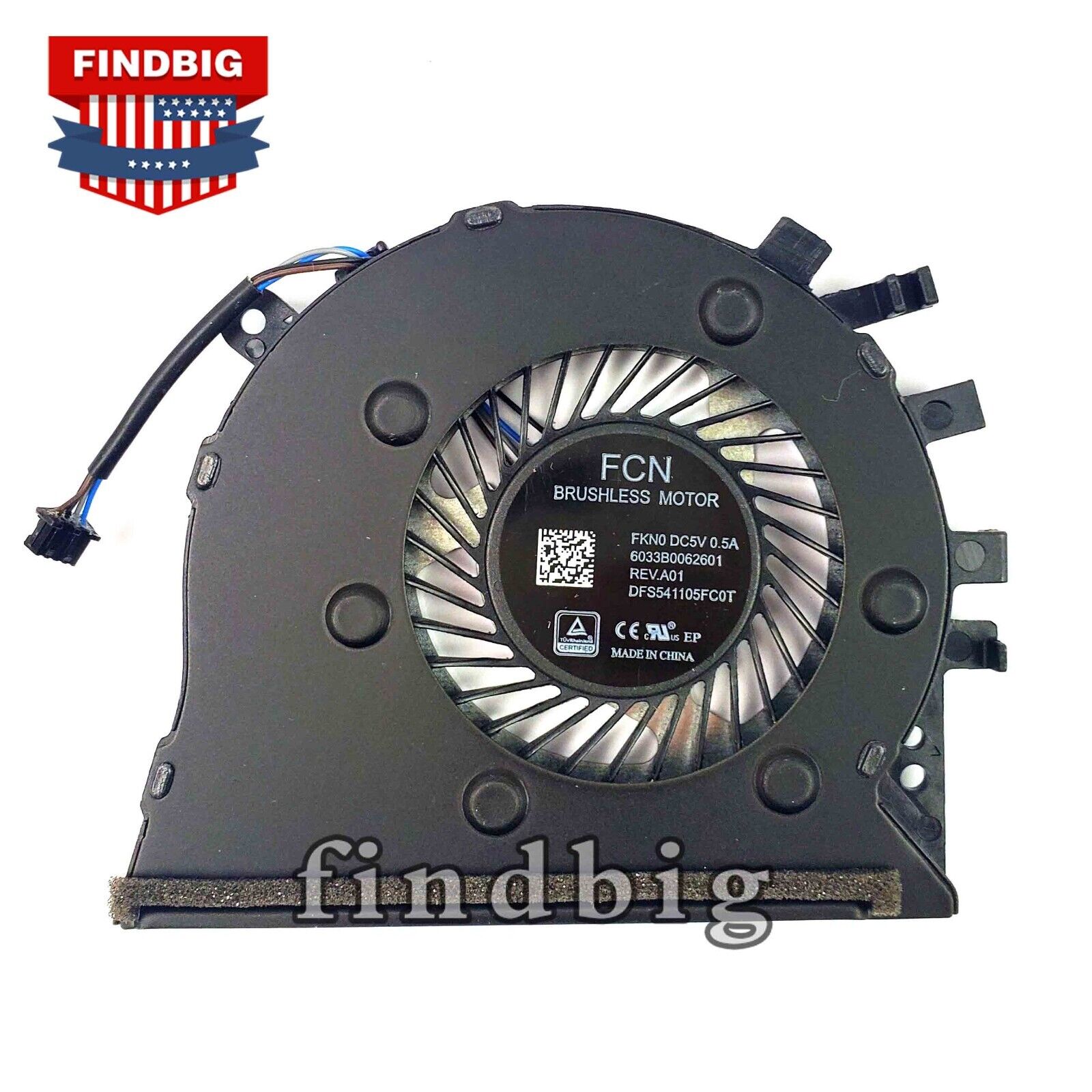 NEW CPU Cooling Fan for HP 17-BY 17-BY0062ST 17-CA 17-CA0003NA 17-CA0007NA