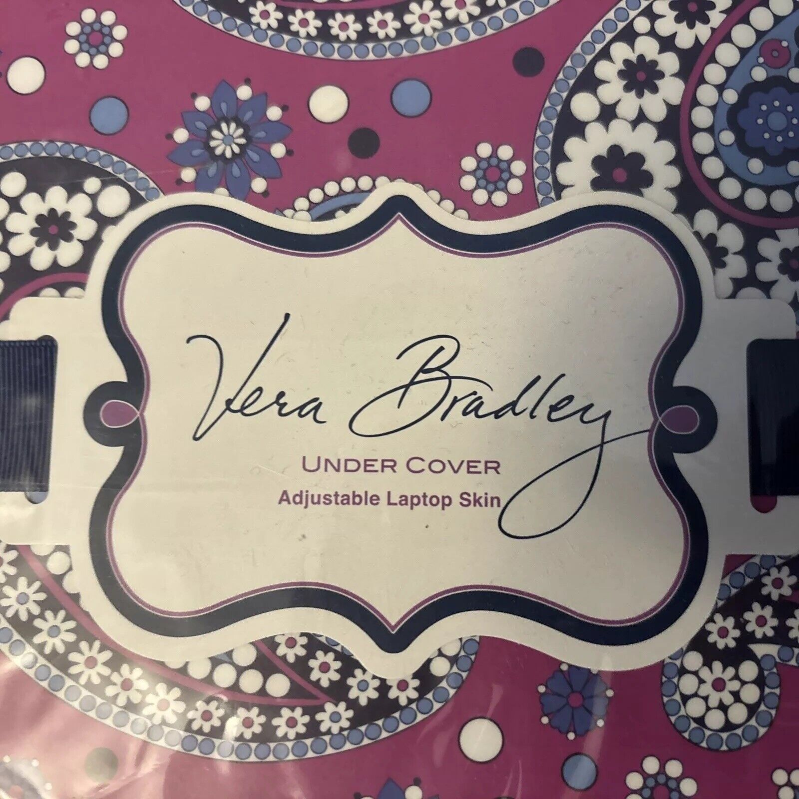 Vera Bradley Adjustable Laptop Skin in Boysenberry- New in Package