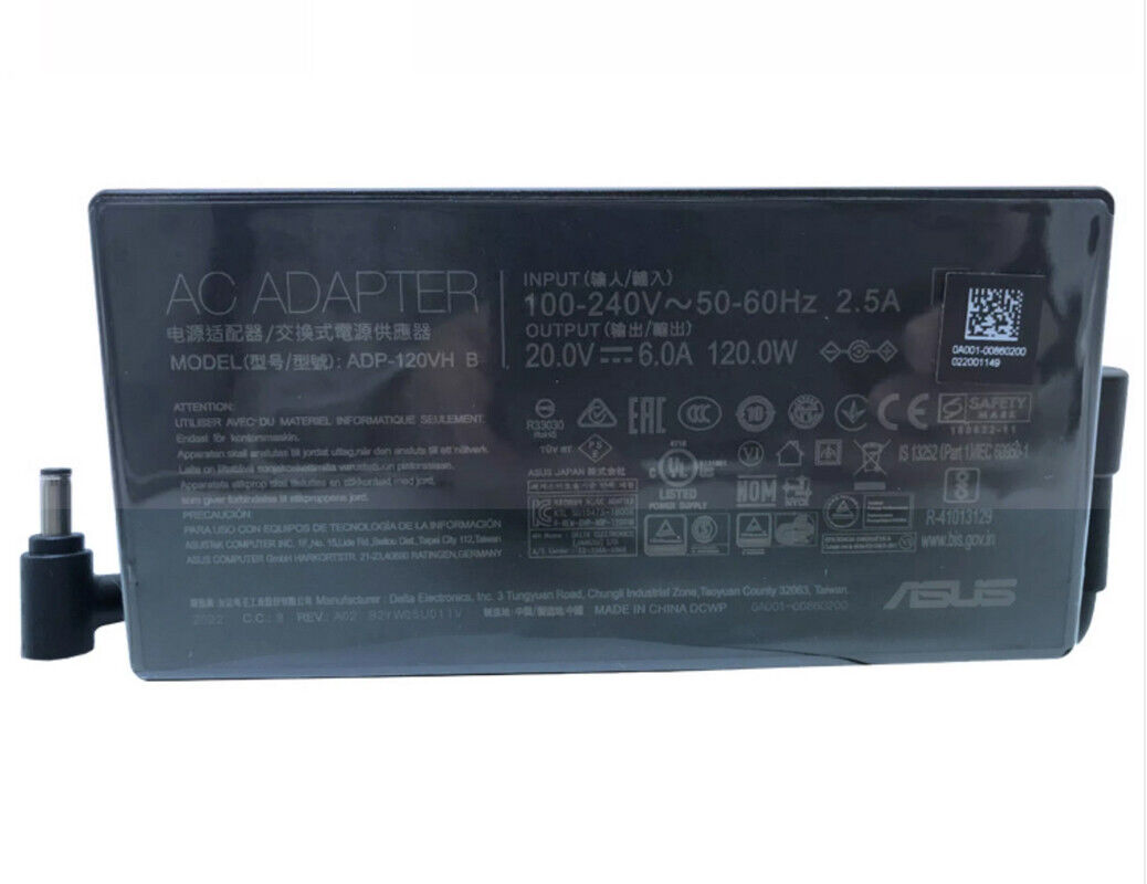 Laptop 120W 20V 6A 4.5mm A17-120P2A ADP-120VH B AC Adapter for Asus ZenBook Flip