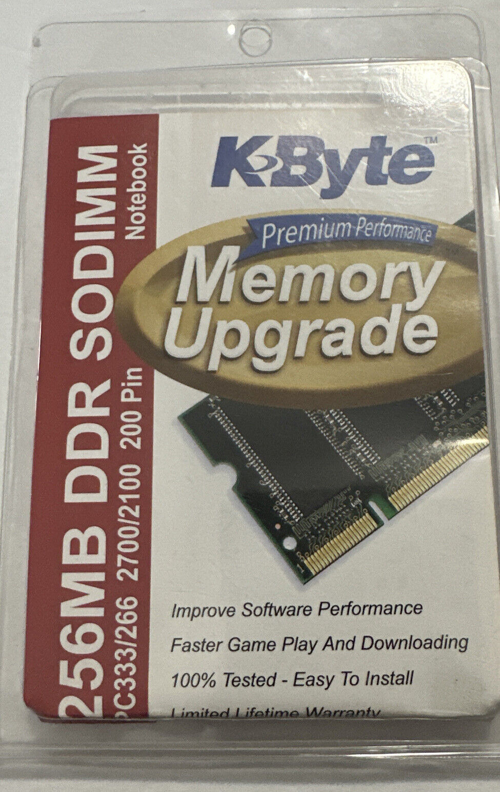 K-Byte Memory Upgrade 256MB PC2700 DDR MB