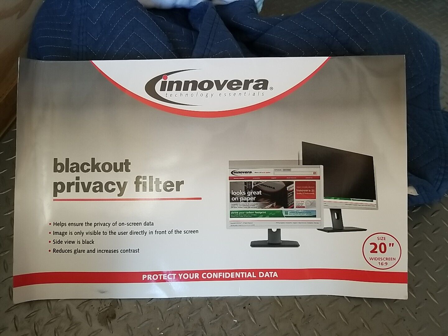 Innovera IVR-BLF20W9 Blackout Privacy Filter for 20\