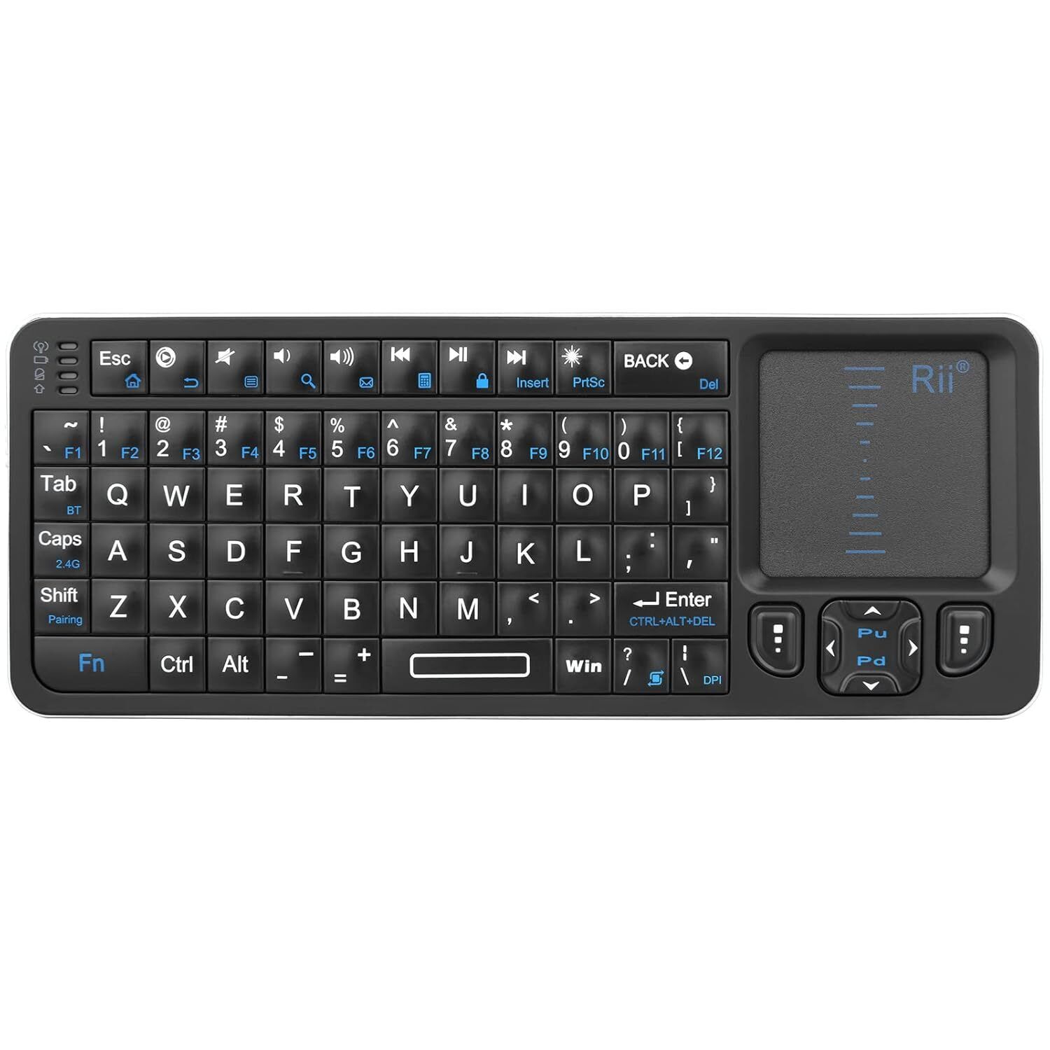 K06 Mini Bluetooth Keyboard,Backlit 2.4Ghz Wireless Keyboard With Ir Learning,