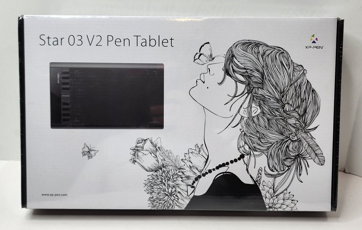 XP-Pen - Star 03 V2 Pen Tablet - 10x6 Inch Drawing Tablet - New/Sealed