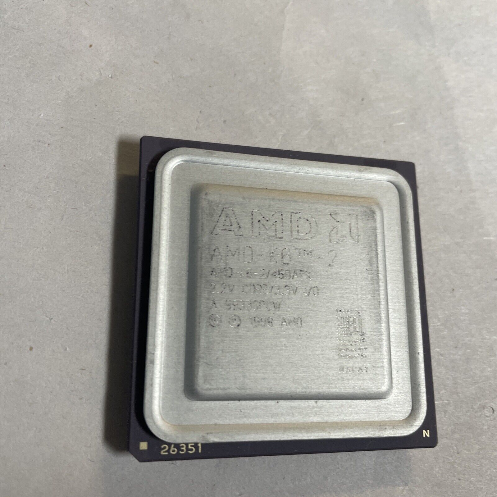 AMD K6-2 / 450AFX 450MHz  Socket Super 7 CPU Processor @CPUN