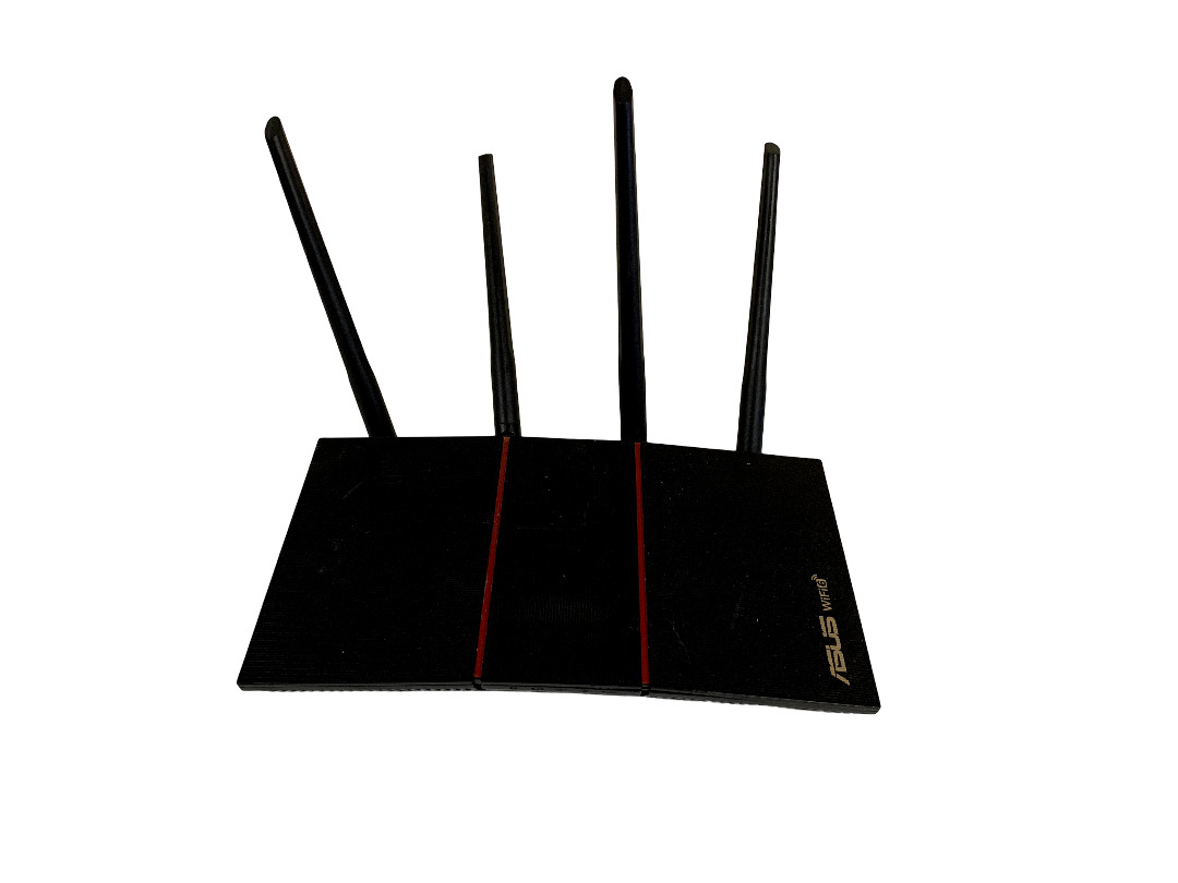 ASUS RT-AX55 AX1800 Dual Band WiFi 6 Router - Black (90IG06C0-BA1100)