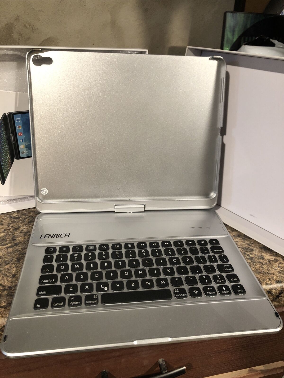 LENRICH LBK224 Defender Keyboard And Case for Tablet PC 12.9 - Gray