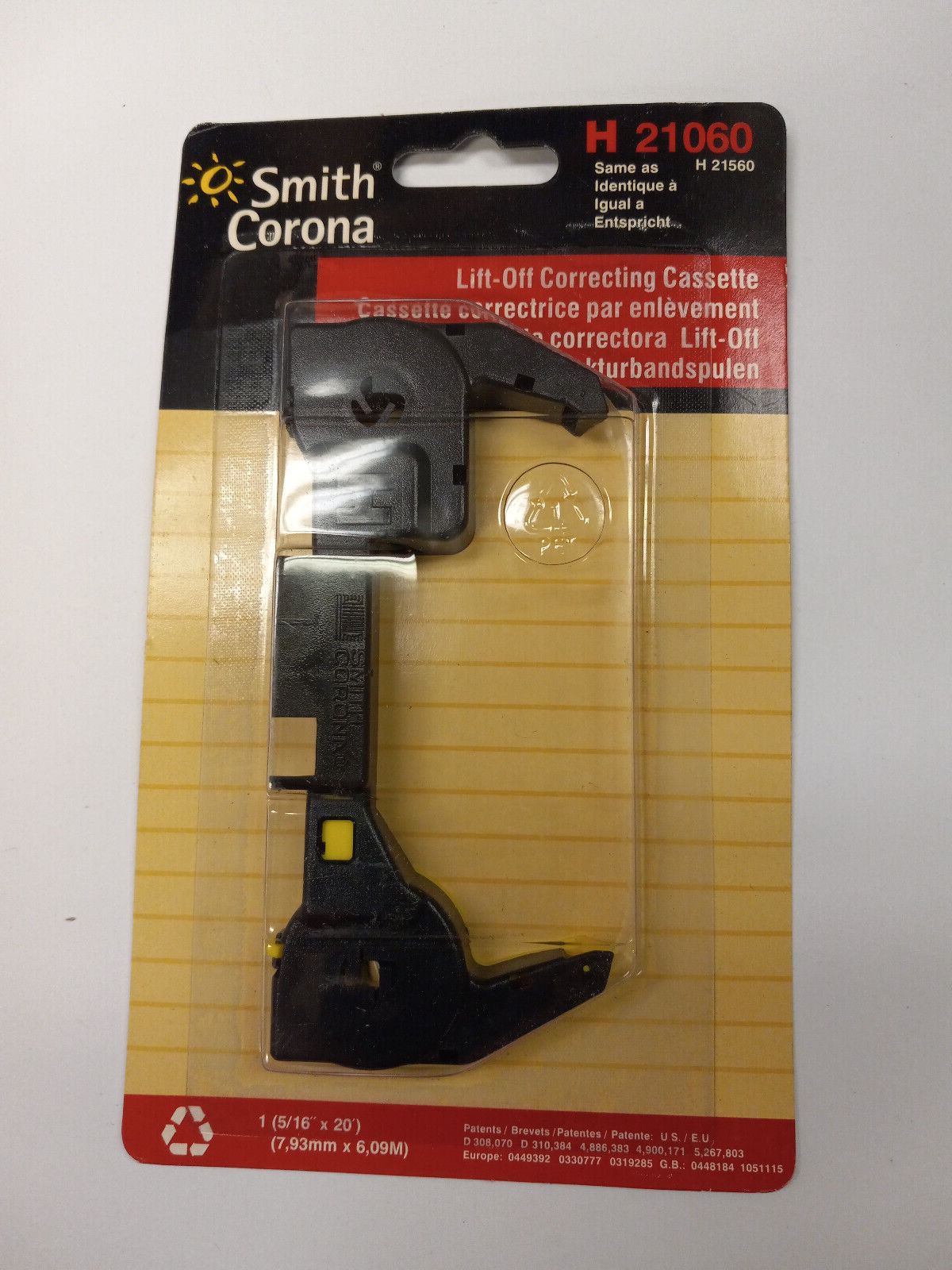 Smith Corona Lift-Off Correcting Cassette H Series H21060 H21560 H63412