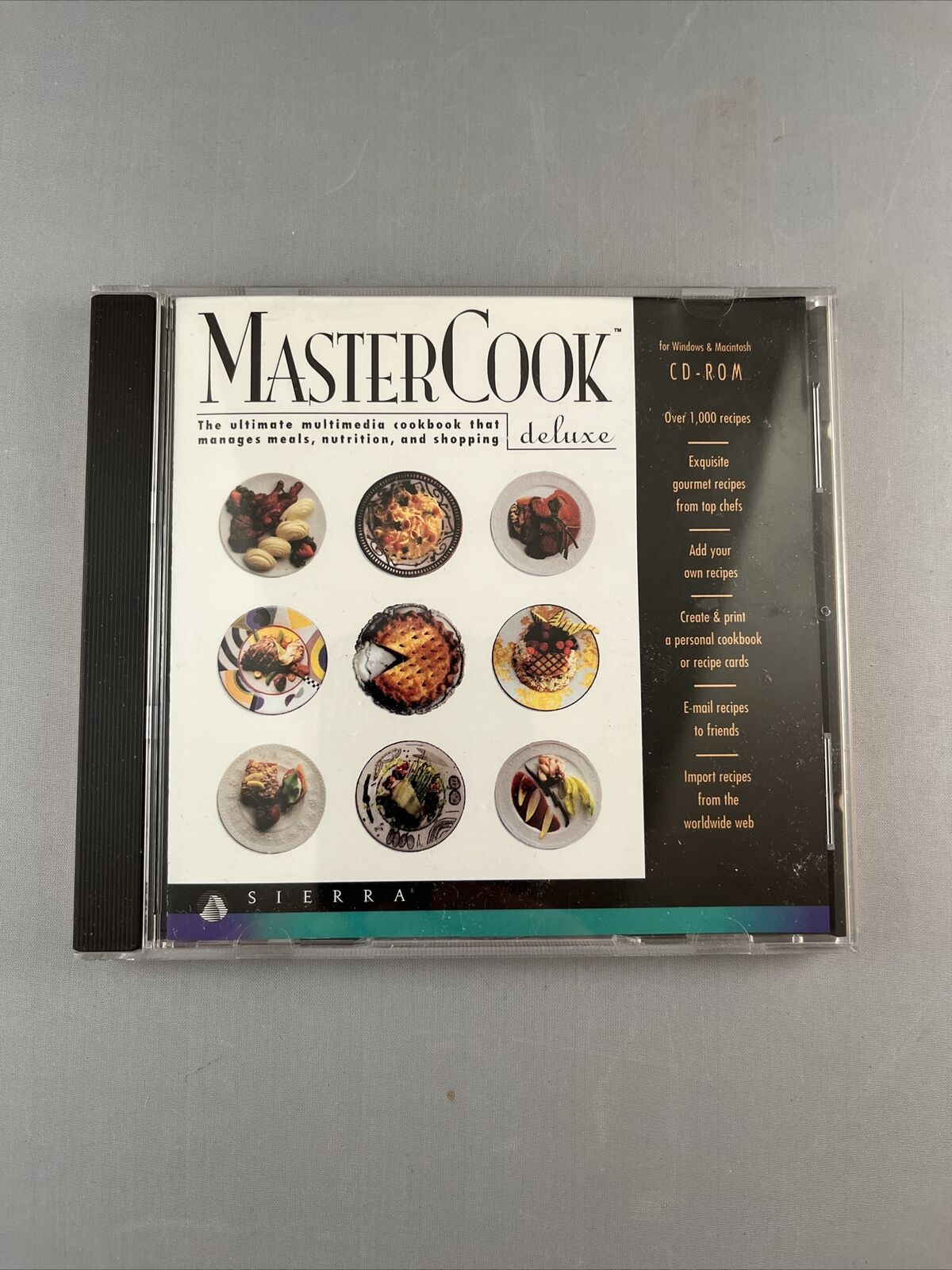 SIERRA MASTER COOK DELUXE CD ROM: The ultimate multimedia cookbook
