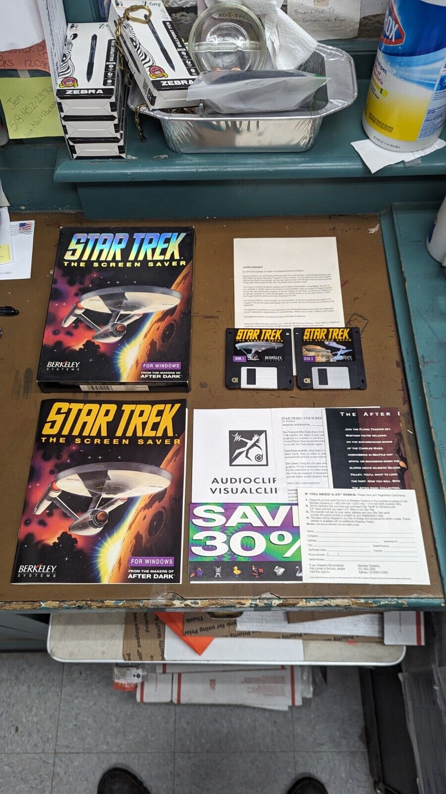 Vintage 1992 Star Trek The Screen Saver For Macintosh Berkeley Systems, *READ*
