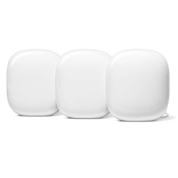 Google Nest Wifi Pro (Wi-Fi 6E) - 3 Pack – Snow