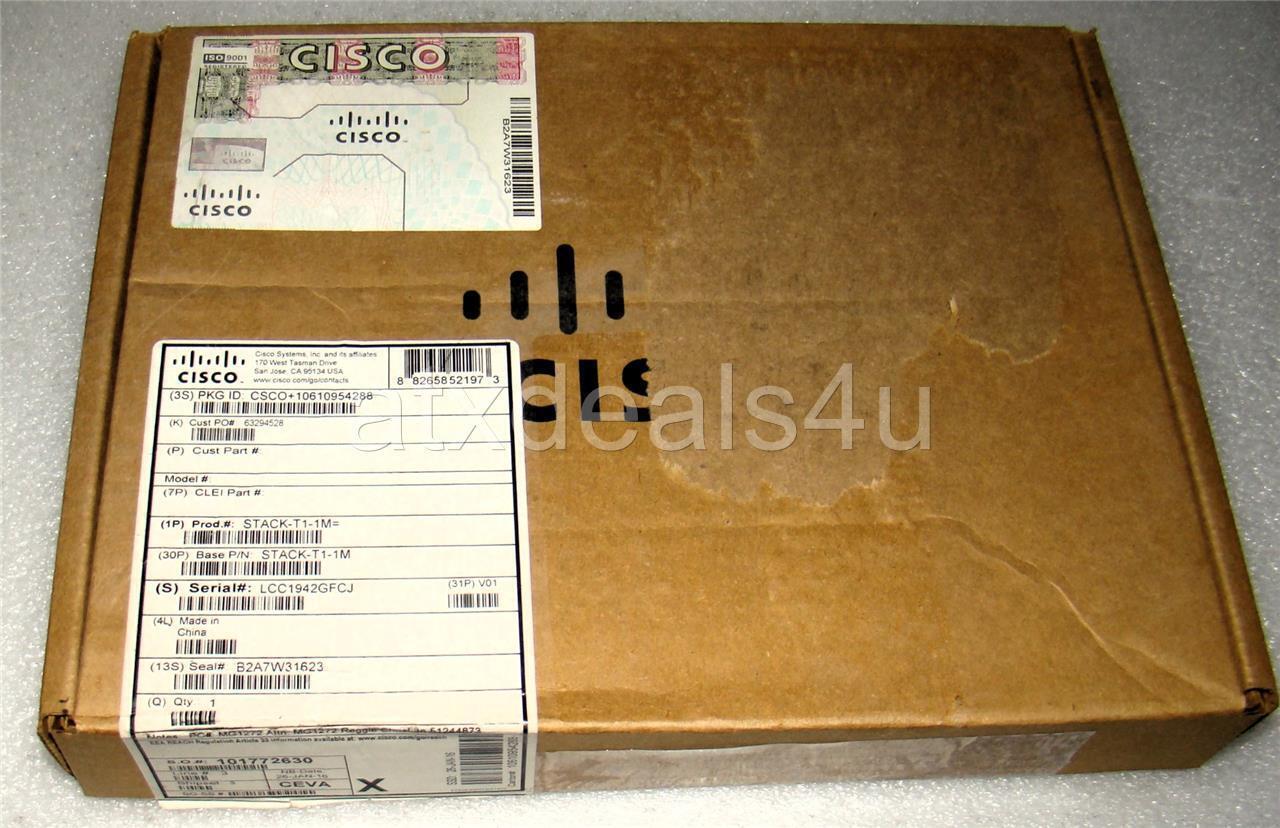 Cisco STACK-T1-1M Catalyst 3850 Series Stack Cable New Sealed