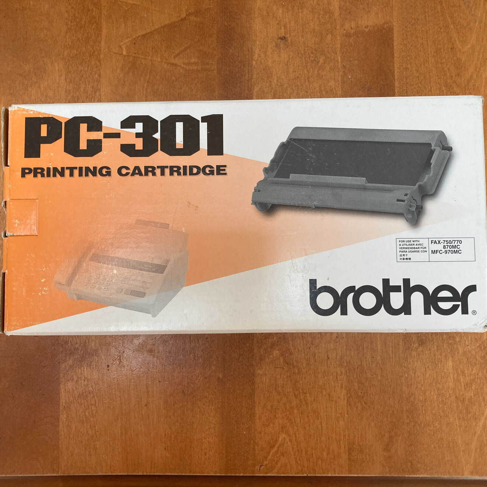 Brother PC-301 Black Toner Printing Cartridge for IntelliFax #PC301