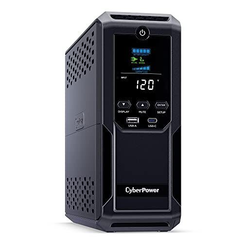 Cyberpower CP1500AVRLCD3 1500va Mini-tower Avr Ups Perp 12 Out Lcd Serial/usb