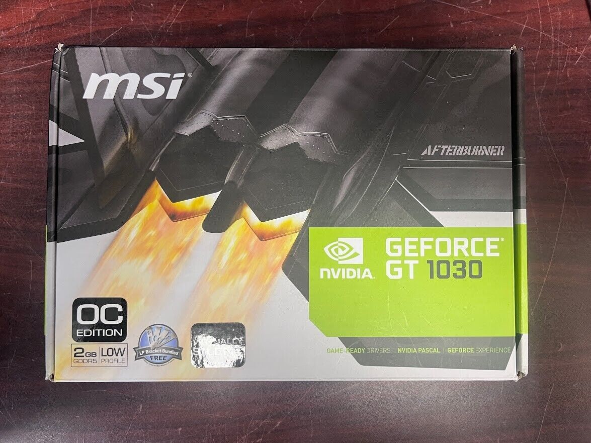 MSI NVIDIA GeForce GT 1030 Graphic Card - 2 GB DDR4 SDRAM - Low-profile #27