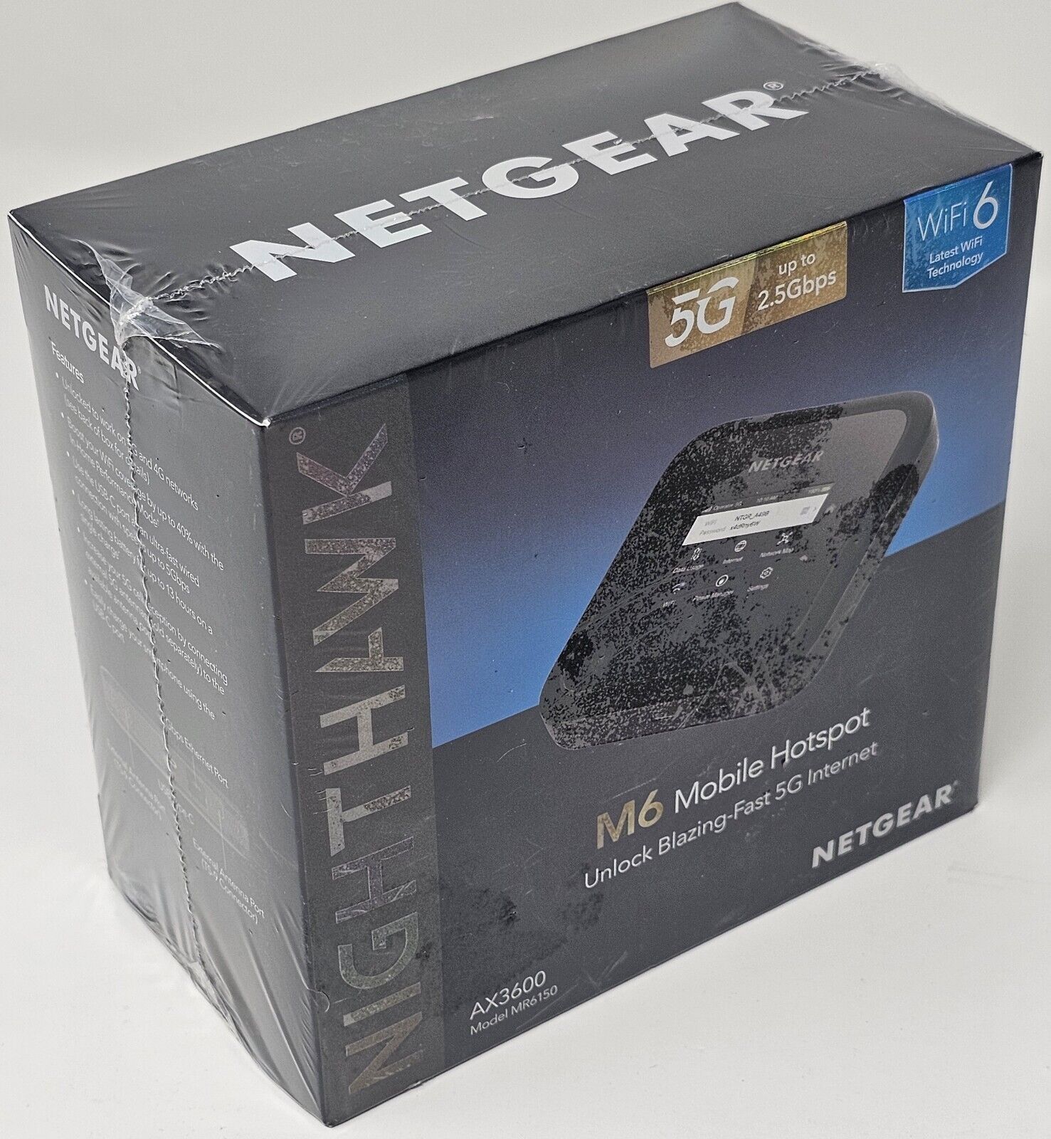 Netgear Nighthawk M6 MR6150 WiFi 6 Mobile Router/Hotspot 5G  BRAND NEW Sealed. 