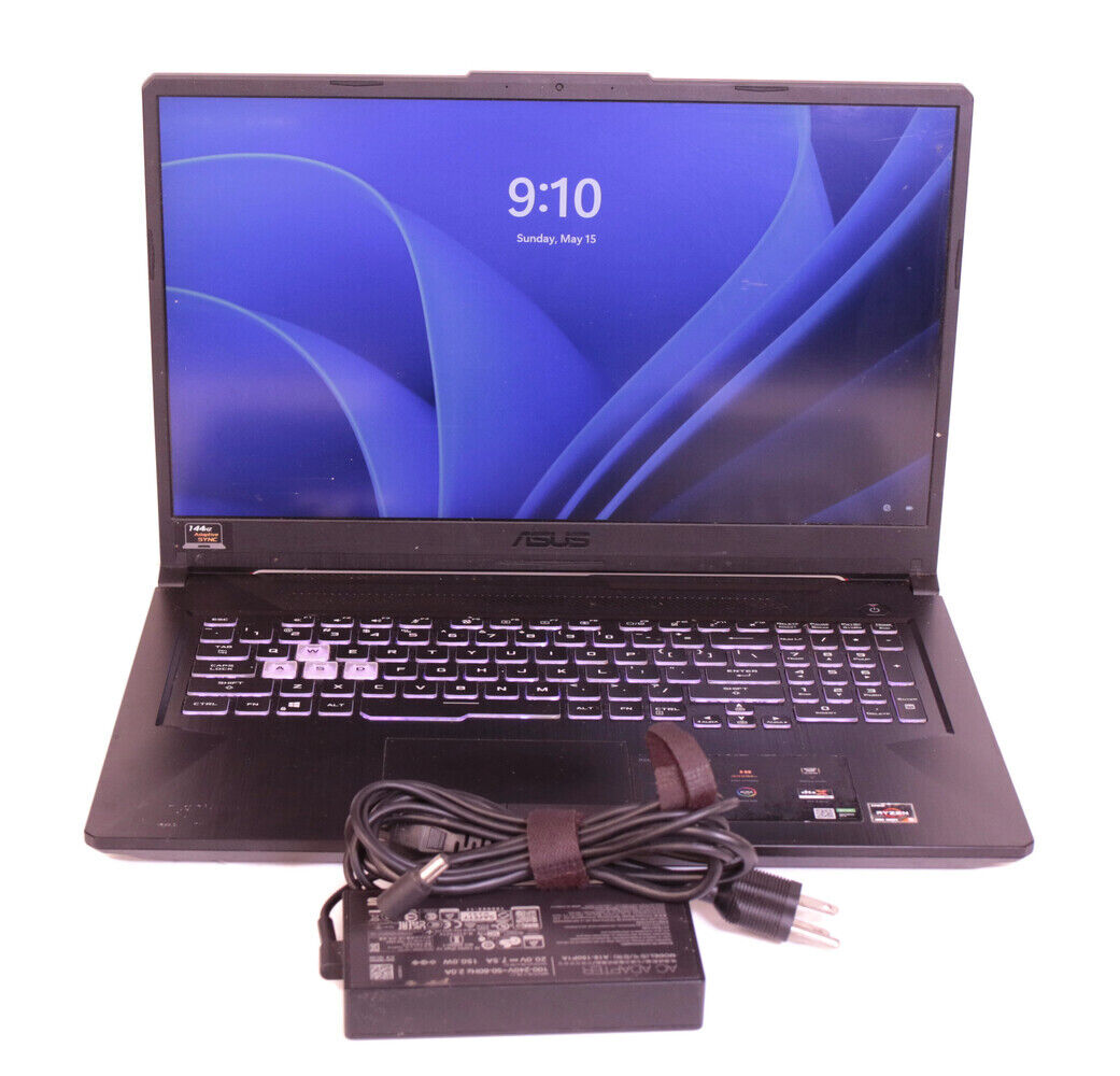 Asus TUF Gaming A17 FA706IH Laptop PC 512GB 8GB AMD Ryzen 5 4600H 3.00GHz Win11