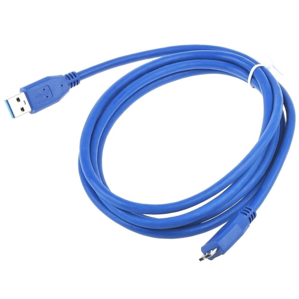 6ft USB Cable Cord Lead for LaCie D2 Quadra 2TB 301543u 3TB 301549u 4TB 9000258u