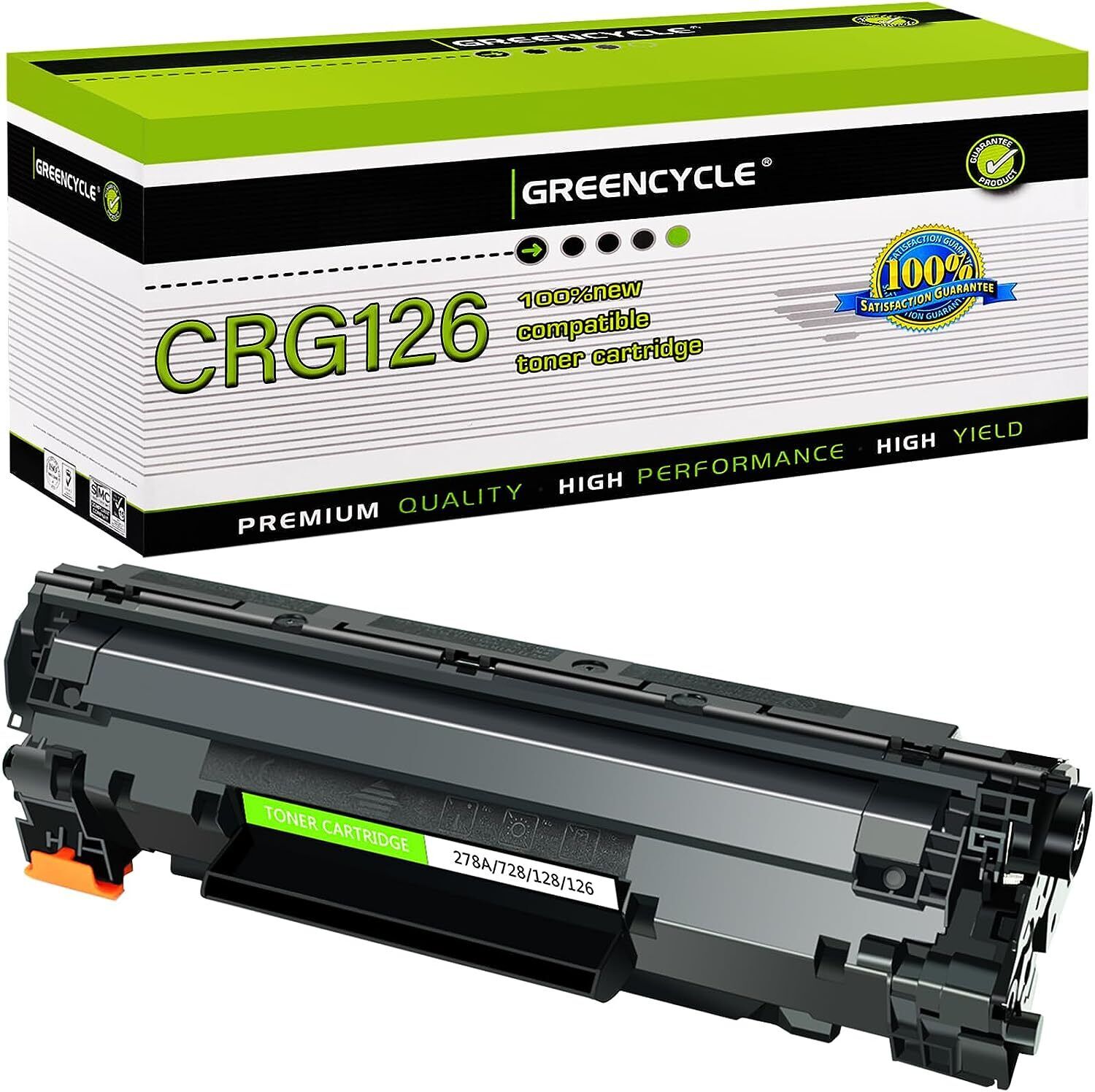 1PK Greencycle CRG126 Toner for Canon 126 ImageClass LBP6200d LBP6200 LBP6230
