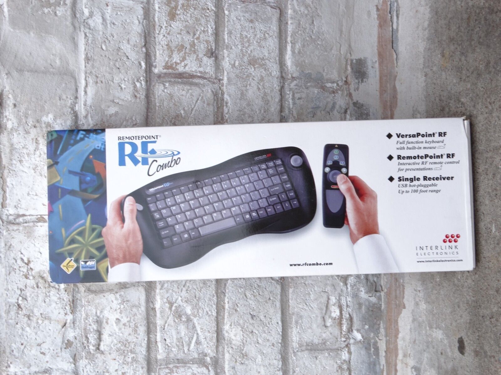 New Sealed Remotepoint RF Combo Keyboard and RF Remote Control VP6241R