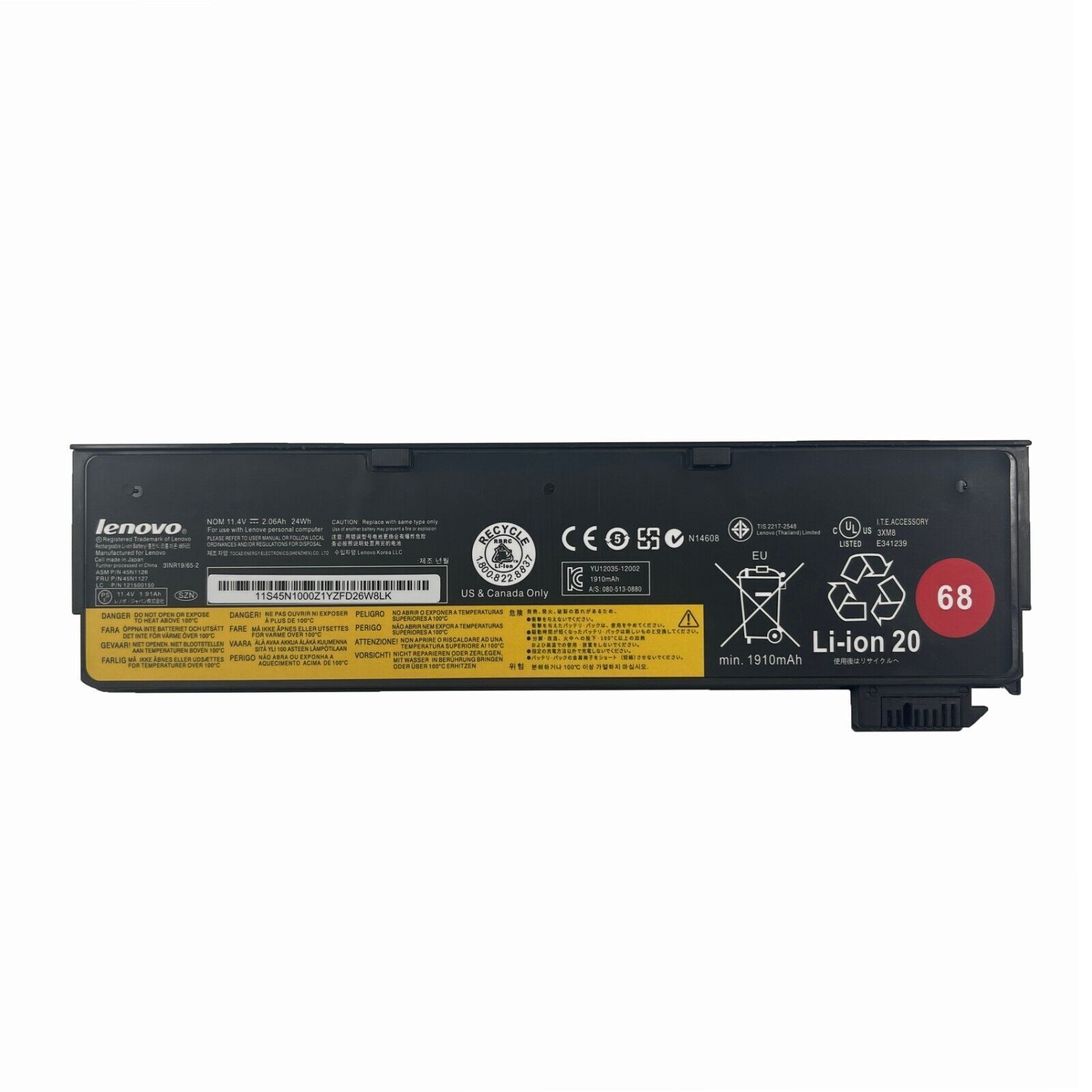 68 Genuine X240 240S Battery forLenovo Thinkpad X250 X260 X270 T440 T440S T450S