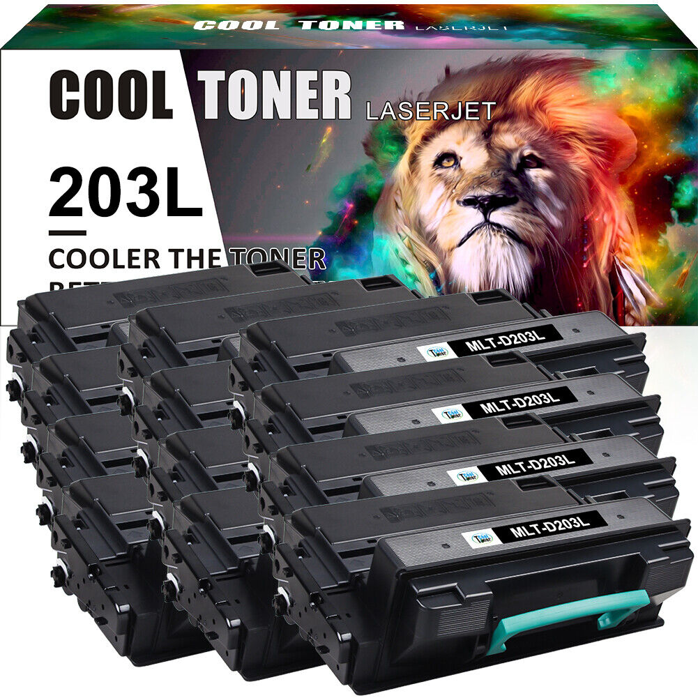 12PK MLT-D203L Toner Compatible With Samsung ProXpress SL-M3320ND M3820 M4020ND