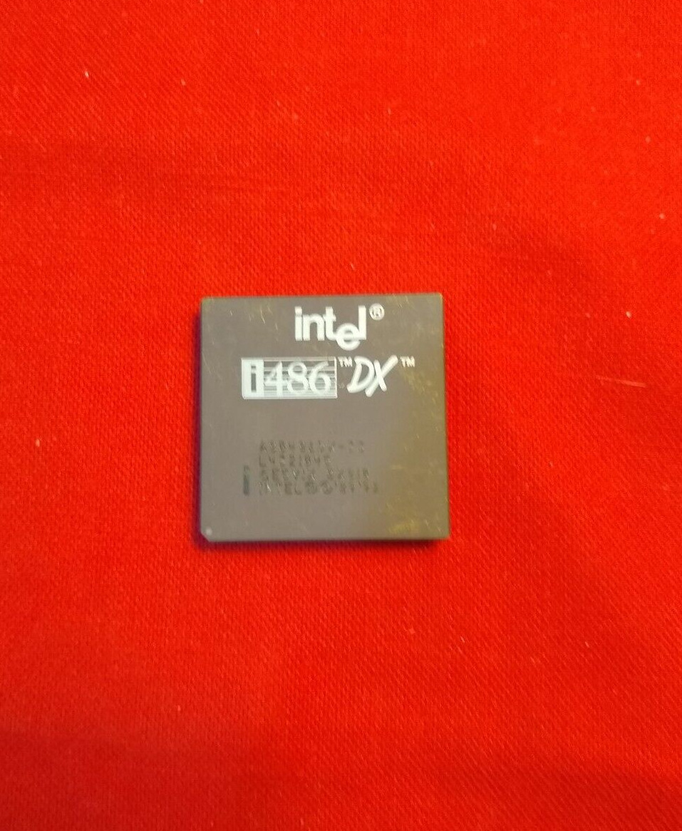Intel 486DX-33 A80486DX-33 SX810 Socket 3 i486 486DX 33 MHz ✅ Rare  Collectible 
