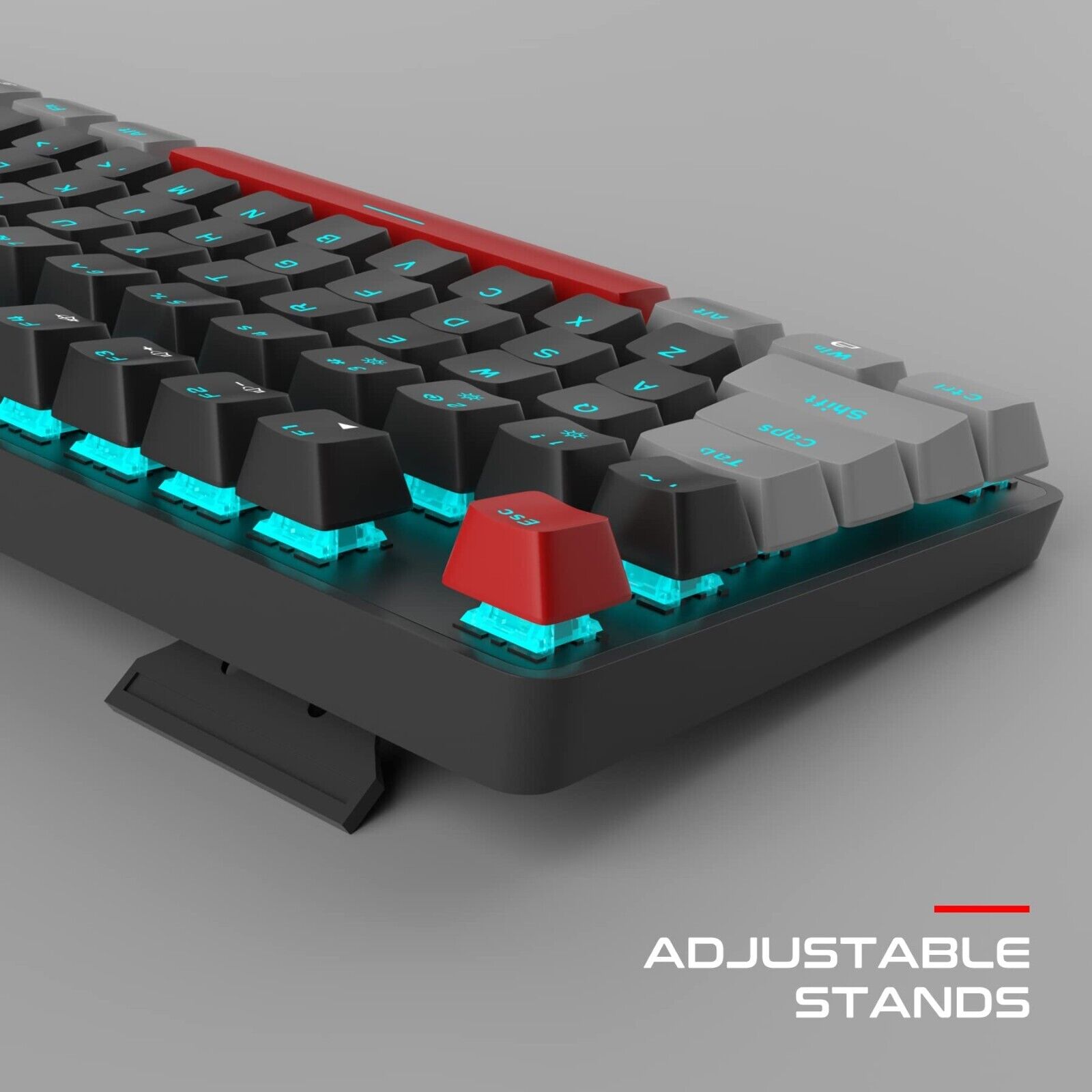 MageGee 104-Key Blue Backlit Mechanical Gaming Keyboard Blue Switches
