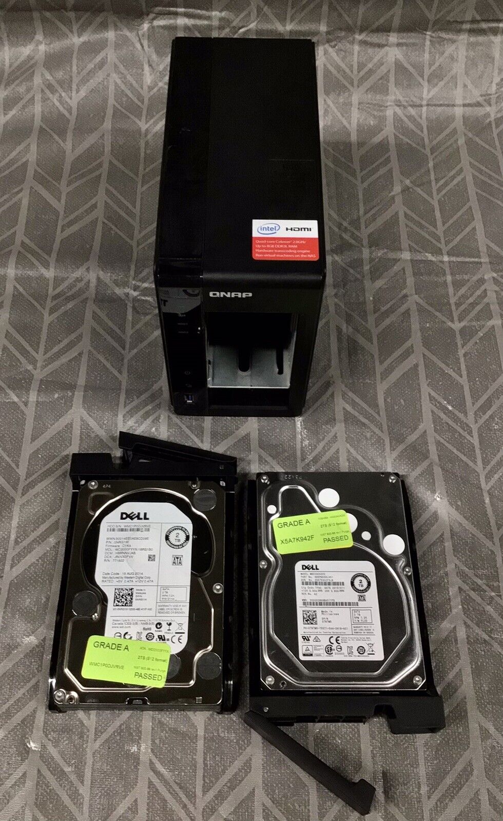 QNAP TS-251+ NAS with (2) Dell 4Tb HDD  --  OHIO