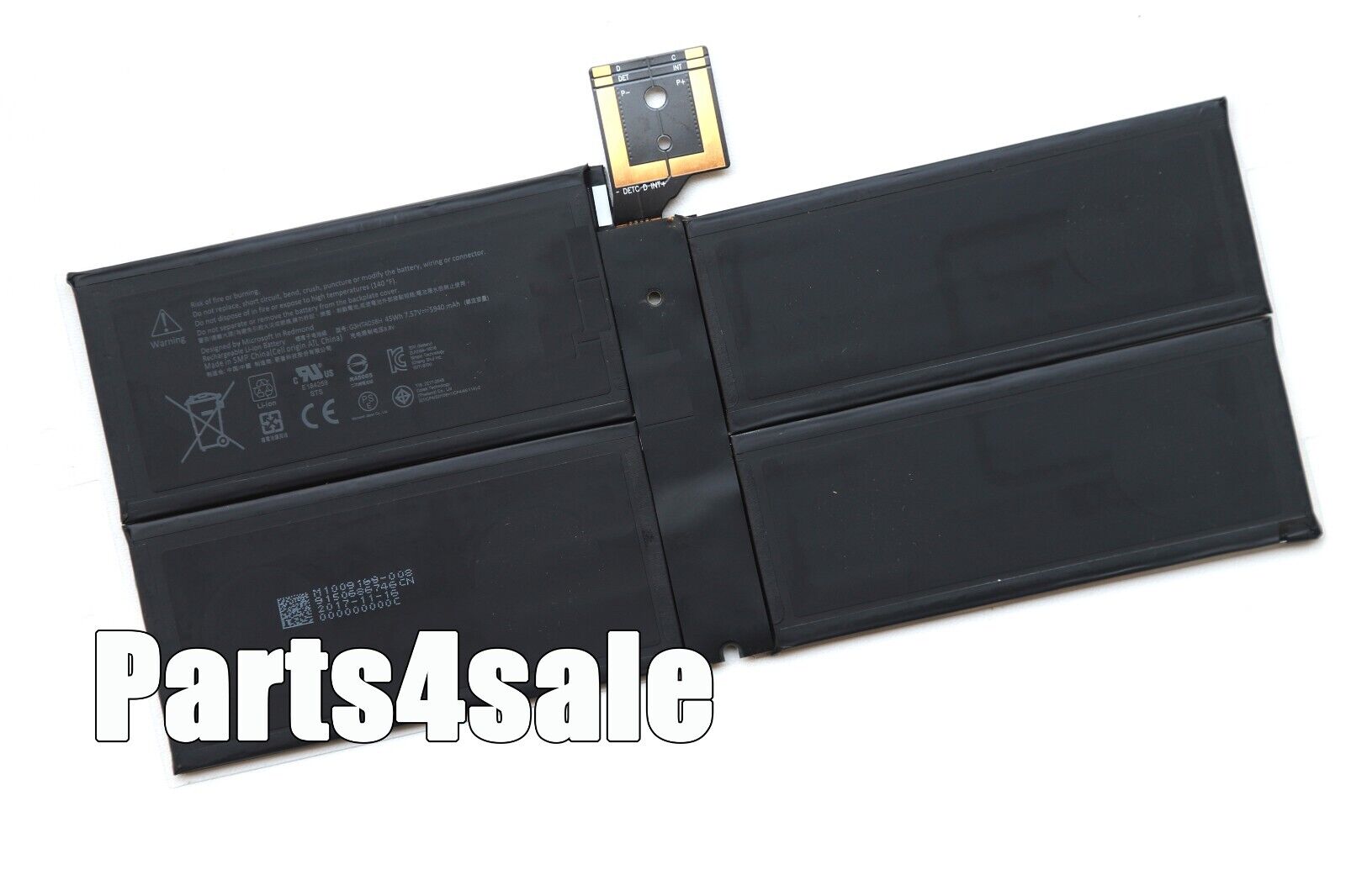 New Genuine G3HTA038H DYNM02 Battery for Microsoft Surface Pro 5 6 1796 1807 OEM