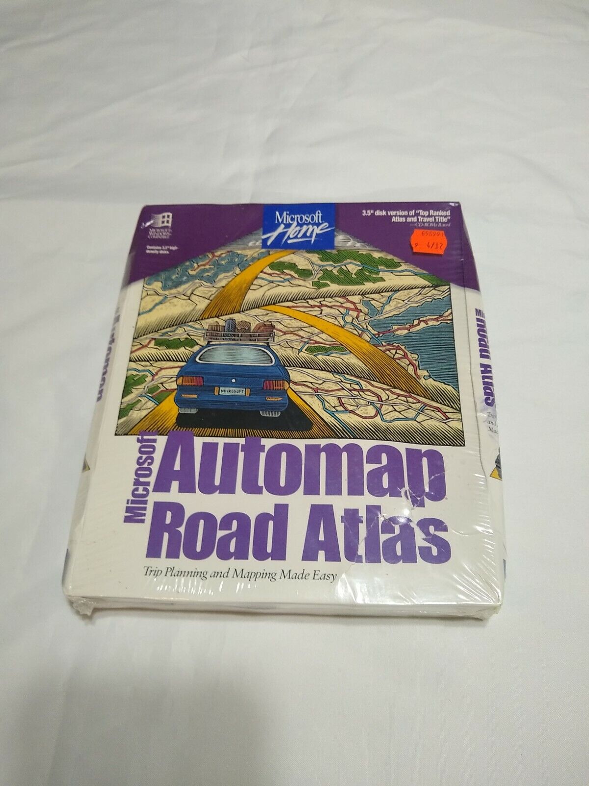 Vintage NOS 95' Microsoft Home Automap Road Atlas 3.5