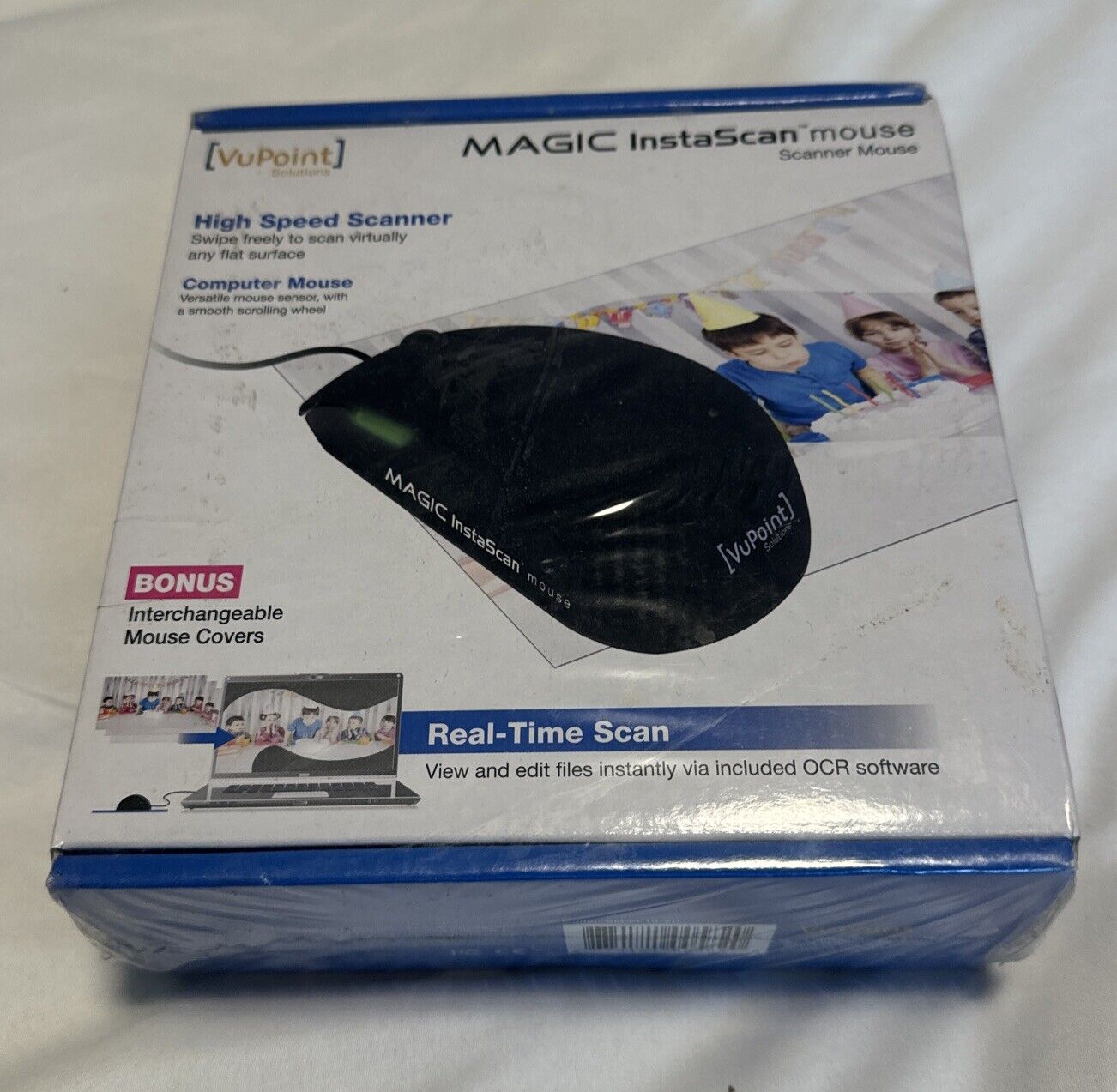 New Vupoint Magic InstaScan Mouse Scanning Mouse with Interchangeable Covers