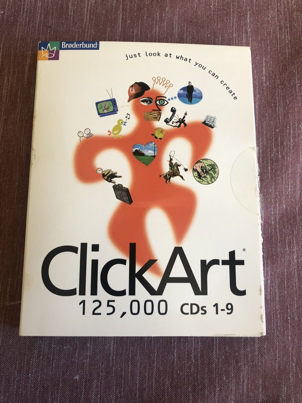 ClickArt Broderbund 125,000 CDs 1-9 Software Images Windows