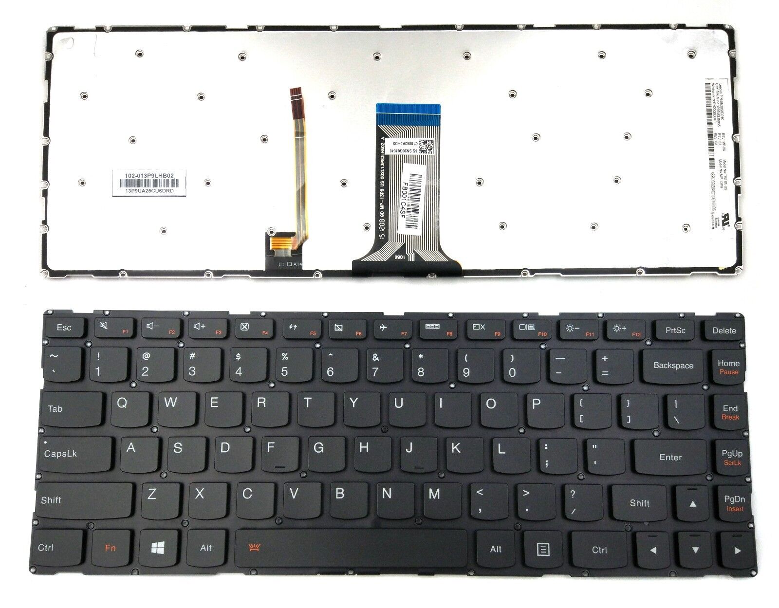 New Lenovo  Ideapad 100S-14IBR 300S-14ISK 500S-14ISK Keyboard Backlit US
