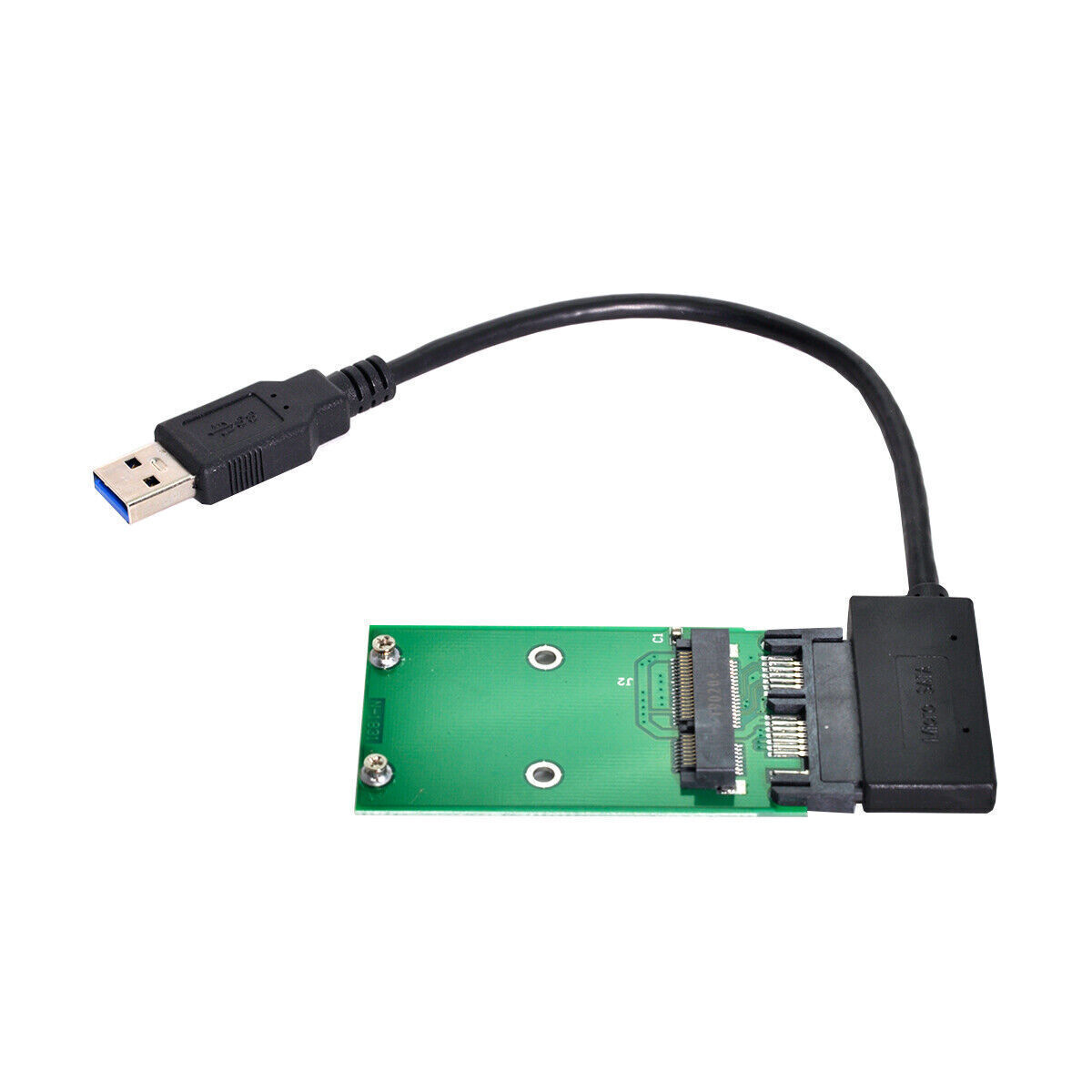 USB 3.0 to Mini PCI-E mSATA SSD to 1.8\